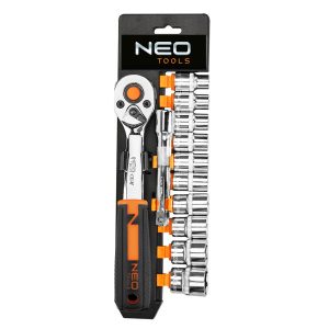 Klucze nasadowe 3/8” 12 szt. grzechotka NEO 10-020 179389
