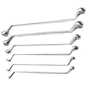 Klucze oczkowe odgięte 6-17 6 szt TOP TOOLS 35D455 179461
