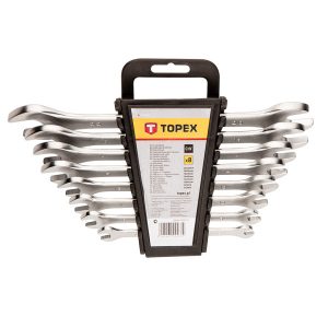 Klucze płaskie dwustr. 6-22 mm 8 szt. TOPEX 35D656 179286