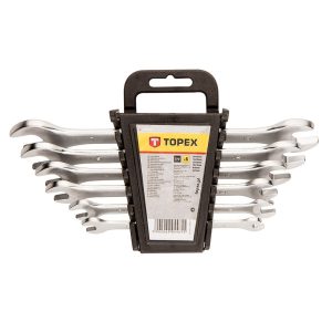 Klucze płaskie dwustronne 6-17 mm 6 szt. TOPEX 35D655 179476