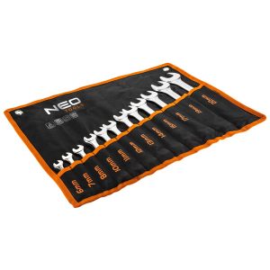 Klucze płasko-oczkowe 6-22 mm, 12 szt., NEO 09-752 179338