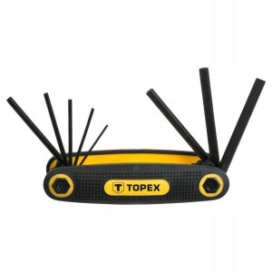 Klucze sześciokątne 1.5-6 mm, 8 szt. TOPEX 35D958 179481