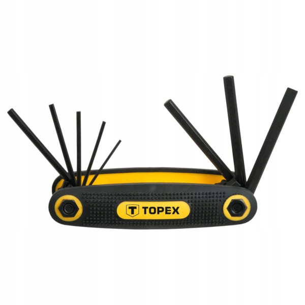 Klucze sześciokątne 1.5-6 mm, 8 szt. TOPEX 35D958 179481