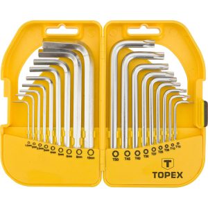 Klucze sześciokątne i Torx, zestaw 18 szt. TOPEX 35D952 179367