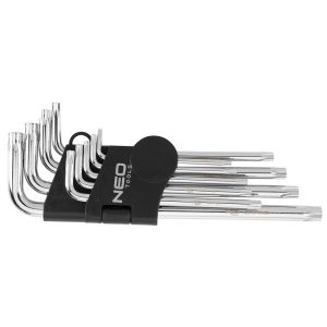 Klucze Torx, z magnesem, zestaw 9 szt. NEO 09-526 179358 Klucze Torx, z magnesem, zestaw 9 szt. NEO 09-526 179358