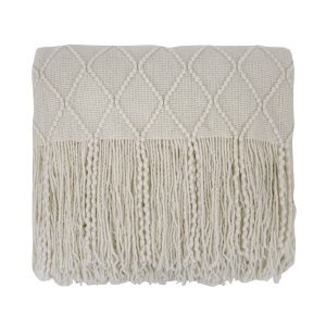 Koc Alpaca Beige 127 x 152 cm MY HOME 565854