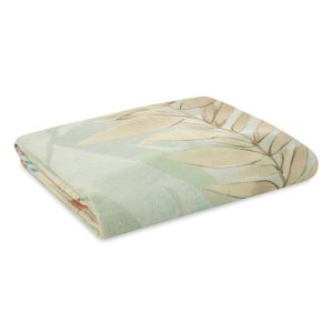 Koc Arleta 150×200 cm beżowy motyw kwiatów akryl design 989974