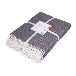 Koc bawełniany akrylowy 200×220 szary z frędzlami jacquard 126jb 1065700 Koc bawełniany akrylowy 200×220 szary z frędzlami jacquard 126jb 1065700