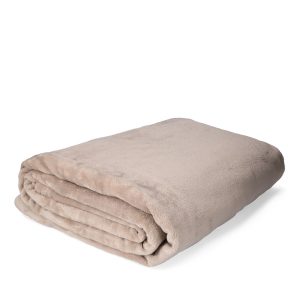 Koc beżowy MUKAVA 200×220 cm HOMLA 896271 Koc beżowy MUKAVA 200×220 cm HOMLA 896271