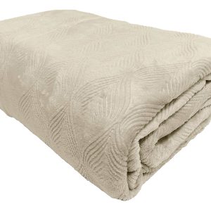 Koc Calma 200×220 cm beżowy 52185 Koc Calma 200×220 cm beżowy 52185
