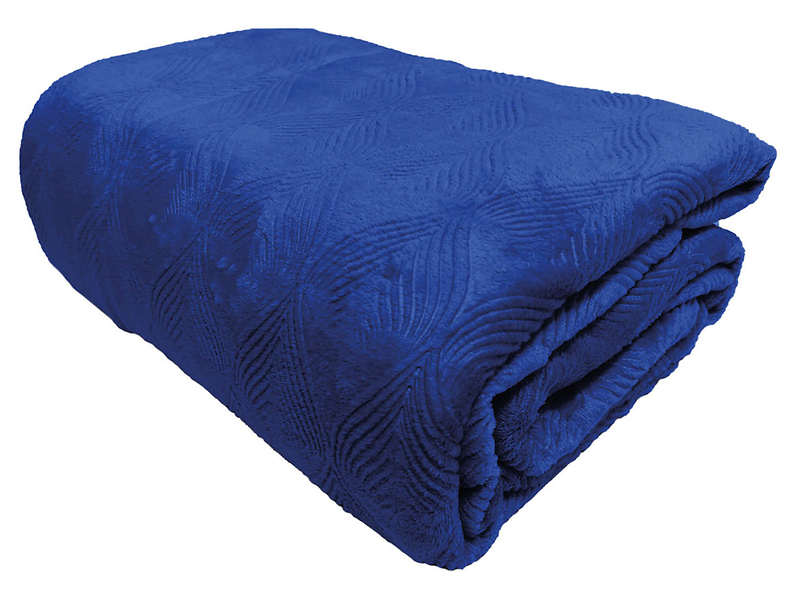 Koc Calma 200x220 cm niebieski 52186