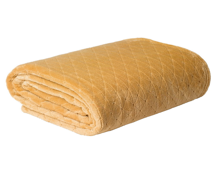 Koc Candy 150x200 cm musztardowy 45923