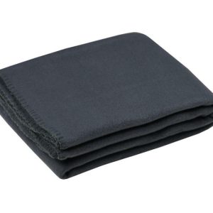 Koc carlton 125×150 cm antracytowy z polaru 699196 Koc carlton 125×150 cm antracytowy z polaru 699196