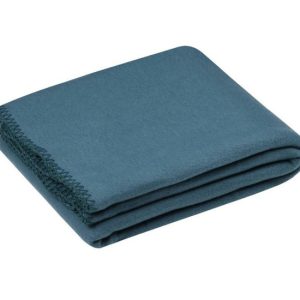 Koc carlton 125×150 niebieski polarowy elegancki 699202