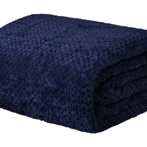 Koc Casablanka Wiosna 150×200 cm granatowy 616665