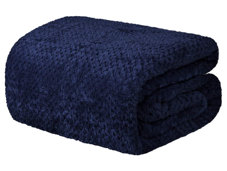 Koc Casablanka Wiosna 150x200 cm granatowy 616665