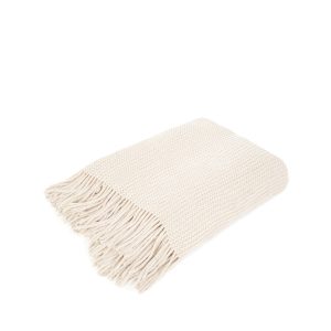 Koc CHENILLE szenilowy ecru 130×170 cm HOMLA 896266