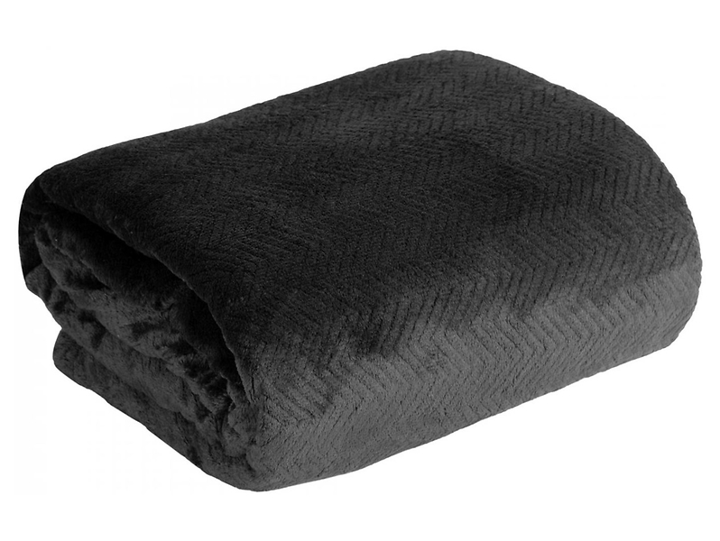 Koc Cindy 170x210 cm czarny 47802