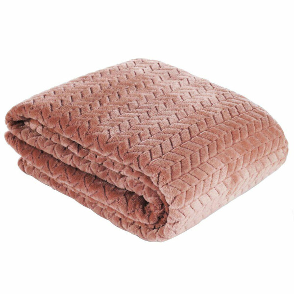 Koc CINDY Pudrowy 200x220 Nowoczesny Glamour 723337
