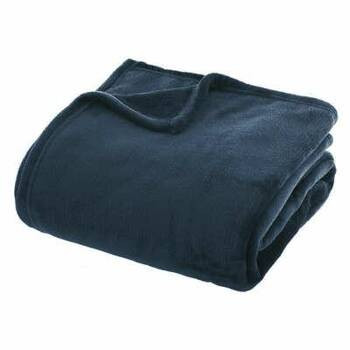 Koc Flanelowy granatowy 180x230cm 135183