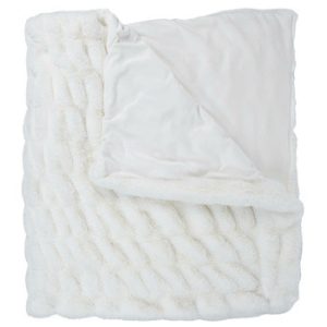 Koc Furry Luxury biały 86186 Koc Furry Luxury biały 86186