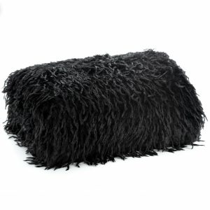Koc futrzany ADORE 130×170 cm czarny 410393 Koc futrzany ADORE 130×170 cm czarny 410393