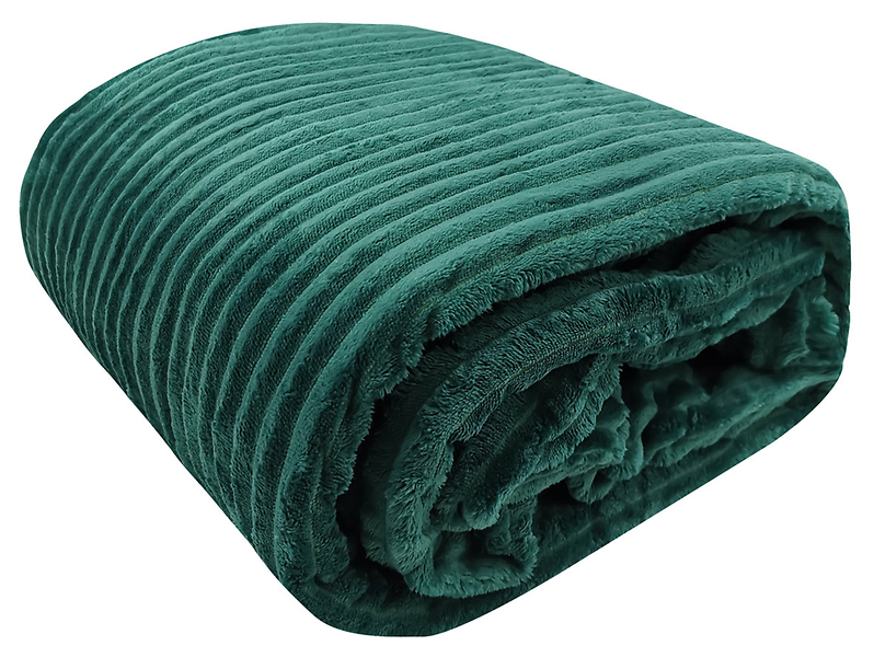 Koc Lea 150x200 cm ciemnozielony 557695