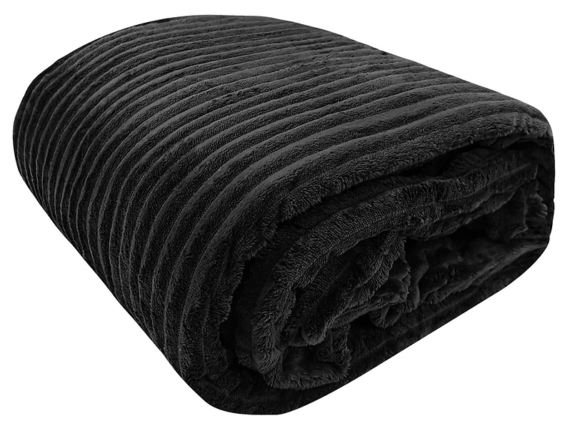 Koc Lea 150x200 cm czarny 557696