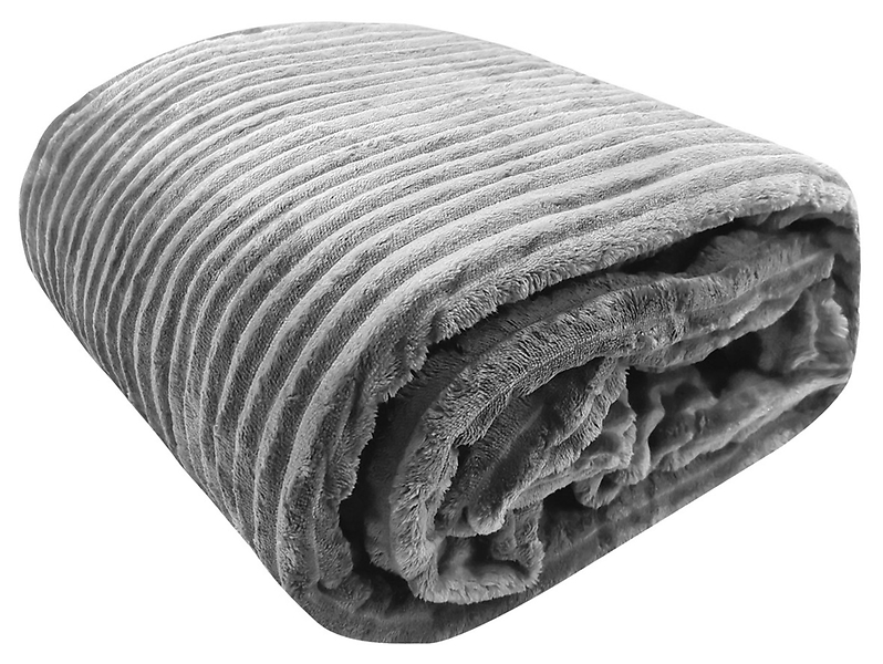Koc Lea 150x200 cm szary 557697