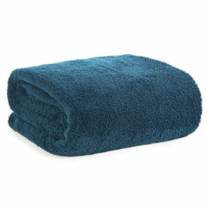 Koc LORI turkusowy 170×210 cm polarowy 410383 Koc LORI turkusowy 170×210 cm polarowy 410383