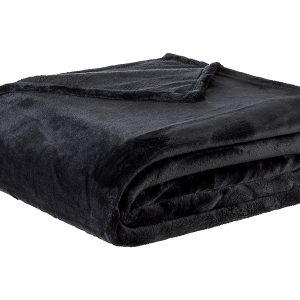 Koc Michael 220×240 cm czarny 736515 Koc Michael 220×240 cm czarny 736515