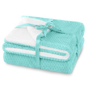 Koc Miękki Delikatny SHLEEPY 170×210 turkusowy AmeliaHome 883835 Koc Miękki Delikatny SHLEEPY 170×210 turkusowy AmeliaHome 883835