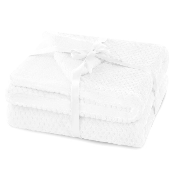 Koc Miękki Delikatny SHLEEPY 70x150 biały AmeliaHome 883759