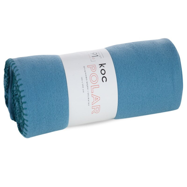 Koc narzuta 150x200 Polar niebieski pled D91 925479