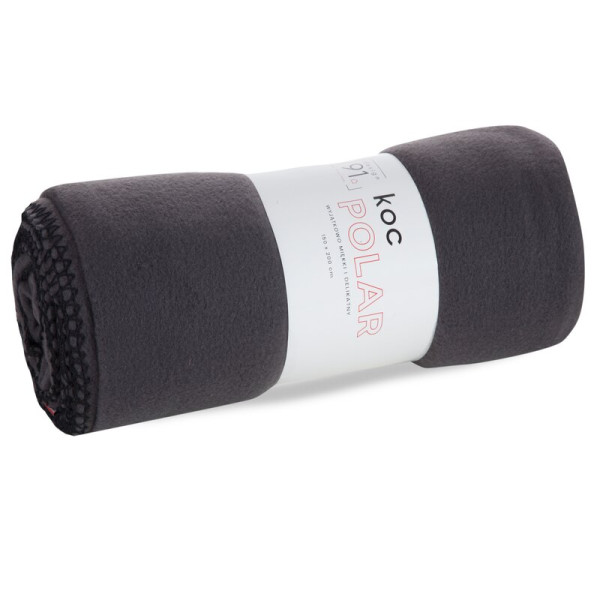 Koc narzuta 150x200 Polar stalowy pled D91 925478