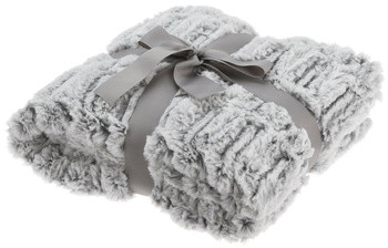 Koc Plush Grey 180x130 cm 242267
