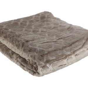 Koc Porto 150×200 cm ciemny Taupe 762080 Koc Porto 150×200 cm ciemny Taupe 762080