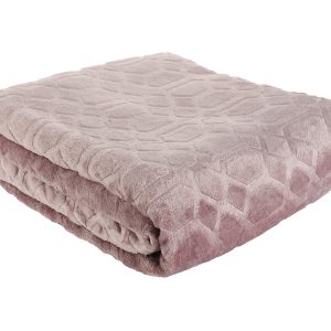 Koc Porto 150×200 cm różowy 762081 Koc Porto 150×200 cm różowy 762081