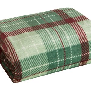 Koc Tartan Green 150×200 cm zielony 772503 Koc Tartan Green 150×200 cm zielony 772503