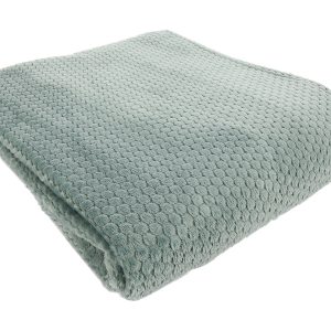 Koc zielony Honey 180×200 cm zielony 95362