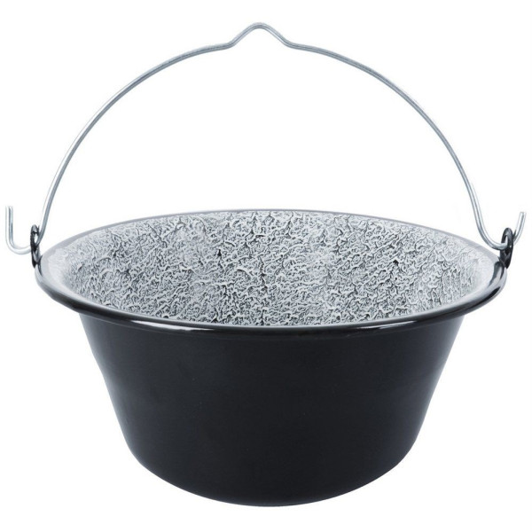 Kociołek węgierski wiszący emaliowany garnek 13 l 159645