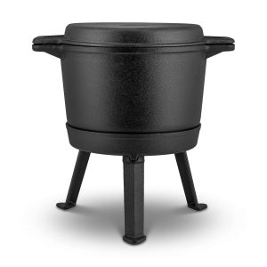 Kociołek żeliwny 8L Berdsen BD-480 garnek + patelnia grill + przepisy 946909 Kociołek żeliwny 8L Berdsen BD-480 garnek + patelnia grill + przepisy 946909
