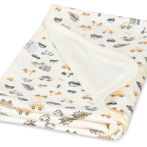 Kocyk dwustronny Ines Autka 100×75 cm wielokolorowy 49631