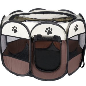 Kojec dla psa/kota 74x74x43cm – brązowy 141040 Kojec dla psa/kota 74x74x43cm – brązowy 141040