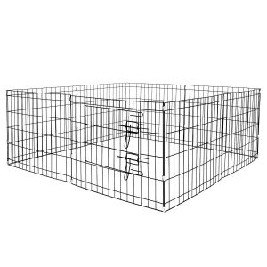 Kojec dla zwierząt wybieg klatka dla psa 160 x 60 cm 384848 Kojec dla zwierząt wybieg klatka dla psa 160 x 60 cm 384848