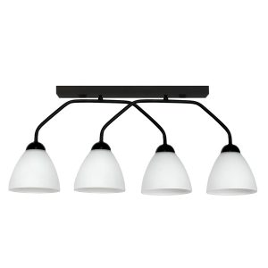 Lampa sufitowa sufitowa czarna nad stół loft EDYLIT 4xE27 ZETA 15-497 1047967
