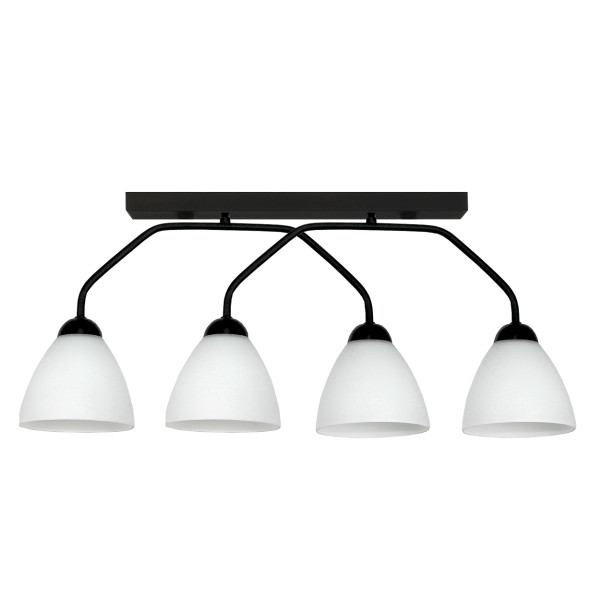 Lampa sufitowa sufitowa czarna nad stół loft EDYLIT 4xE27 ZETA 15-497 1047967
