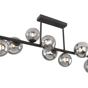 Lampa sufitowa Jonda 9-punktowa szklana transparentna 33681 Lampa sufitowa Jonda 9-punktowa szklana transparentna 33681