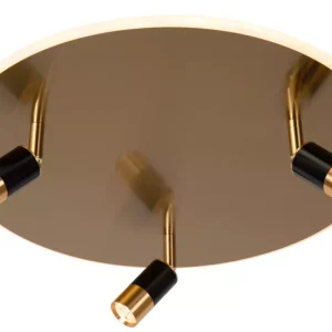 Lampa sufitowa JUBEL złota LED 4x5W + 28W Ciepła biel 3740lm Lucide 864094 Lampa sufitowa JUBEL złota LED 4x5W + 28W Ciepła biel 3740lm Lucide 864094