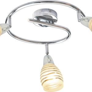 Lampa sufitowa JUBILAT spirala 3x10w e14 led chrom 800703 Lampa sufitowa JUBILAT spirala 3x10w e14 led chrom 800703